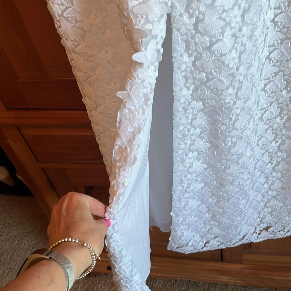 NWT Lilly Pulitzer Gillian Lace Maxi Butterfly Slip Dress - Picture 10 of 16